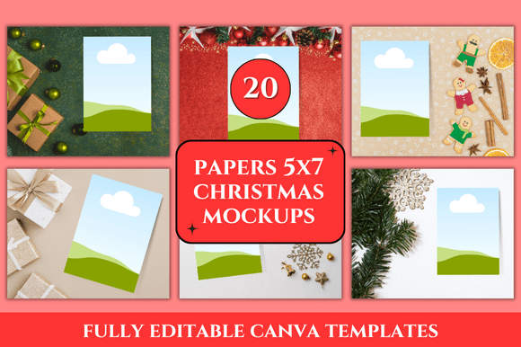 20 Christmas Paper Mockup Canva: A Realistic Look at Holiday Design Workflows