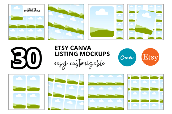 30 AI Images Etsy Listings Mockup Guide