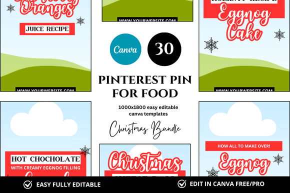 30 Christmas Pinterest Pin Canva Mockup: A Practical Guide to Holiday Pin Design Options