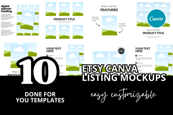 A Practical Guide to Using a 10 Planner Etsy Listings Mockup for Your Shop