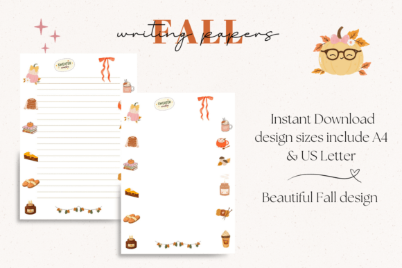 Autumn Themed Writing Paper: A Seasonal Tool for Creative and Professional Workflows