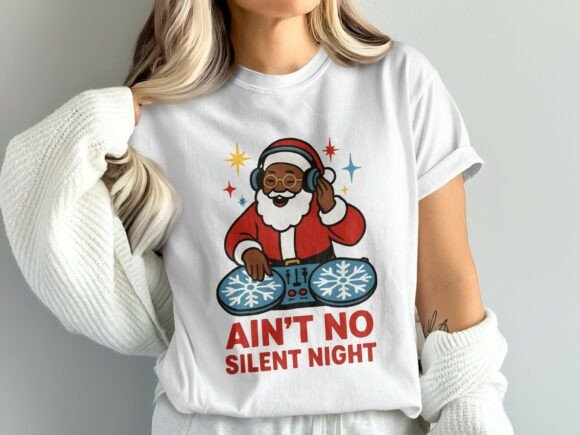 Black Santa DJ Christmas PNG: A Creative Asset for Holiday Campaigns, Events, and Personal Projects