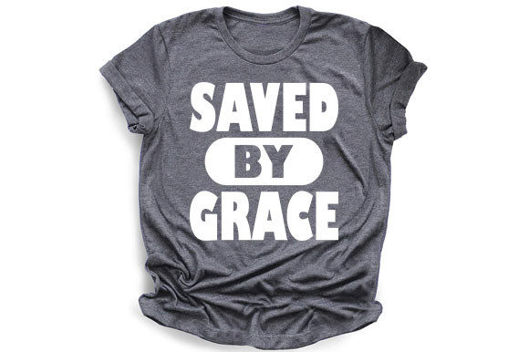 Christian Jesus Svg Design, Saved by
