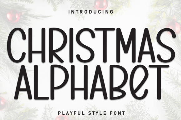 Christmas Alphabet Font