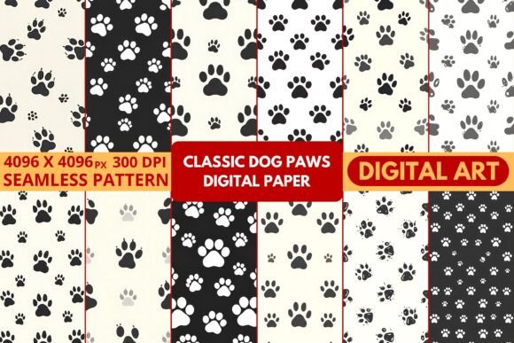 Classic Dog Paws Digital Paper: A Complete Guide