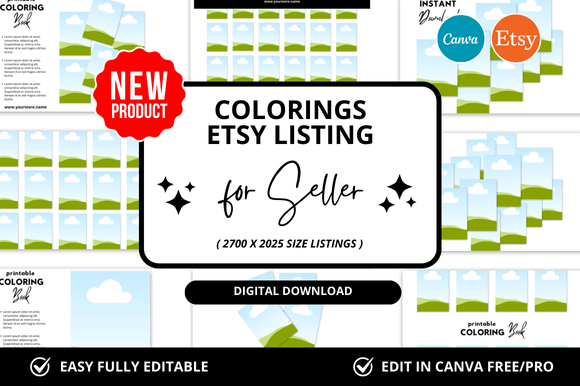 Colorings Etsy Listings Mockup: A Practical Tool for Creative Workflow Integration