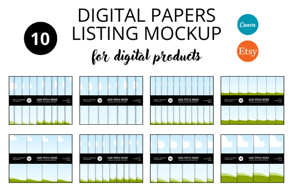 Digital Papers Etsy Listings Mockup: A Strategic Tool for Creative Entrepreneurs