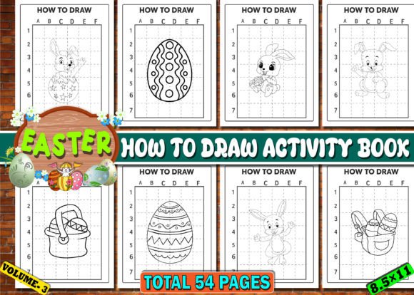 Easter Drawing Guide for Kids Vol 3