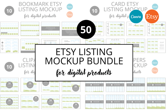 Etsy Listings Mockup Bundle: A Smarter Way to Present Your Products