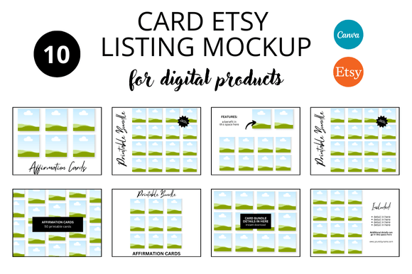 Evaluating the Card Etsy Listings Mockup for Product Photography and Store Consistency