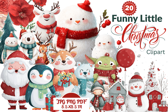 Funny Little Christmas Clipart: A Unique Holiday Resource