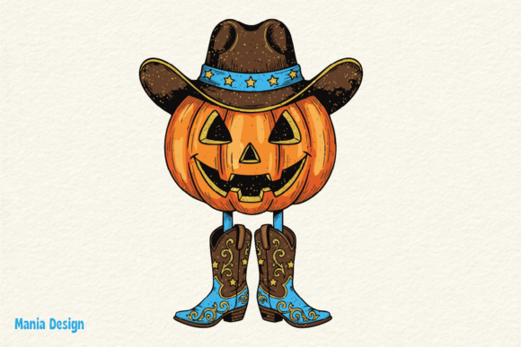 How a Single Cowboy Pumpkin Howdy Boot PNG Opens Up a World of Fall Creativity