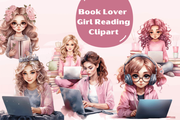 How Book Lover - Girl Reading Clipart Brings Warmth and Storytelling to Modern Design