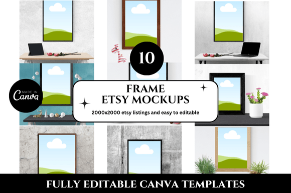 How Frame Etsy Listings Mockup Transforms Your Shop Presentation