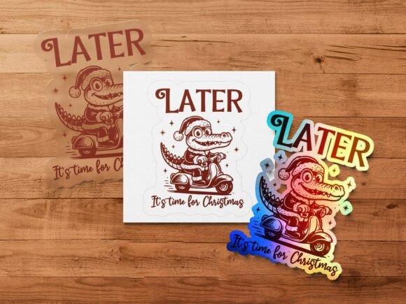 How to Use Funny Christmas Later Gator PNG for Holiday Projects