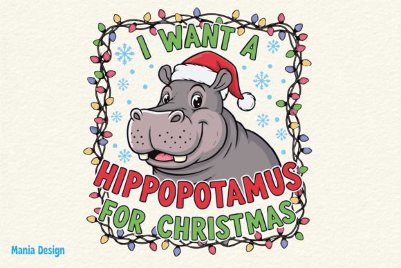 How to Use the Christmas Hippo Song PNG in Real Design and Content Workflows