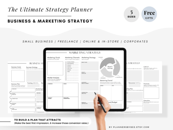 Marketing Strategy Workbook: From Blank Page to Actionable Plan