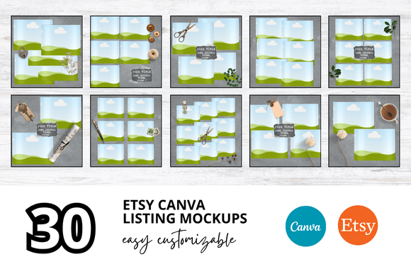 Mastering the 30 Journal Etsy Listings Mockup: A Creative Workflow Essential