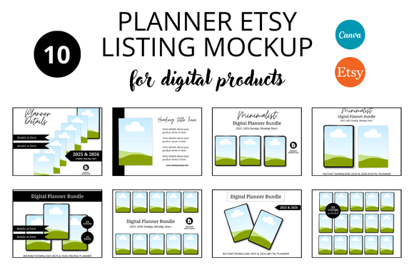 Mastering the Planner Etsy Listings Mockup: Elevate Your Digital Product Storefront