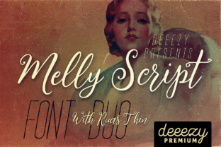 Melly Script Font Duo: Hand-Drawn Character Meets Sleek Sans