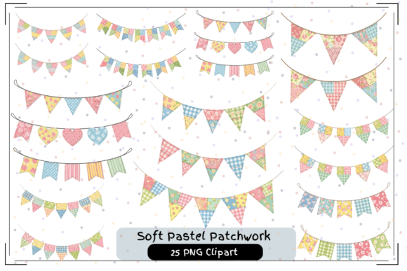 Soft Pastel Patchwork Bunting: A Thoughtful Choice for Gentle, Handcrafted Decor