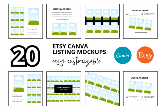 Streamlining Your Etsy Shop: A Practical Guide to the 20 Flash Card Listings Mockup Approach