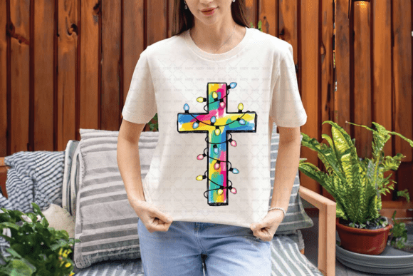 The Intersection of Digital Design and Holiday Tradition: Understanding the Christmas Lights Cross PNG