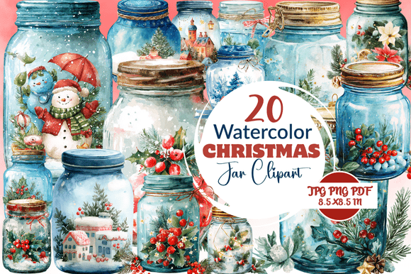Watercolor Christmas Jar Clipart: Your Guide to Smart Selection and Stunning Design
