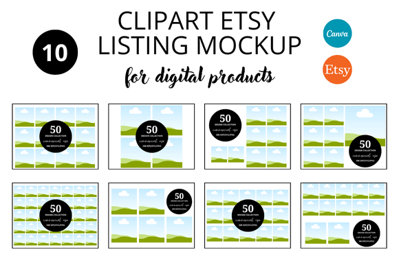 Why a Clipart Etsy Listings Mockup Changes How You Sell Digital Designs